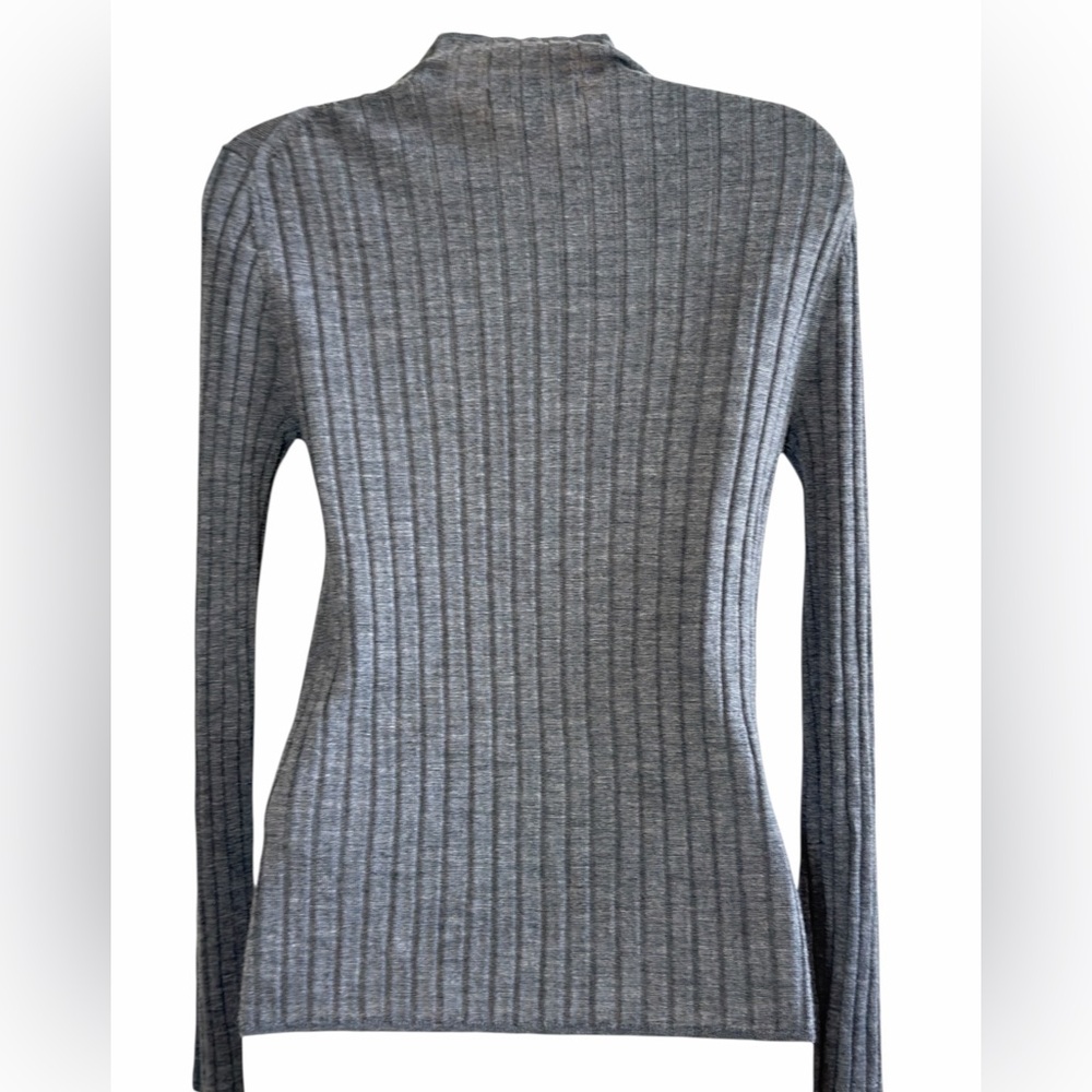 Banana Republic Merino Wool Ribbed Sweater Pullover Mock Neck Size S NEW - Picture 11 of 13